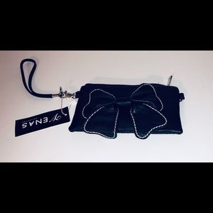 Italian Leather Convertible Crossbody/Wristlet.